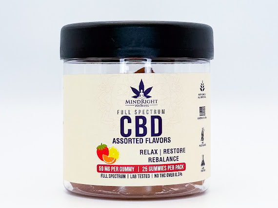 50mg Full Spectrum CBD Gummy (25 Count)
