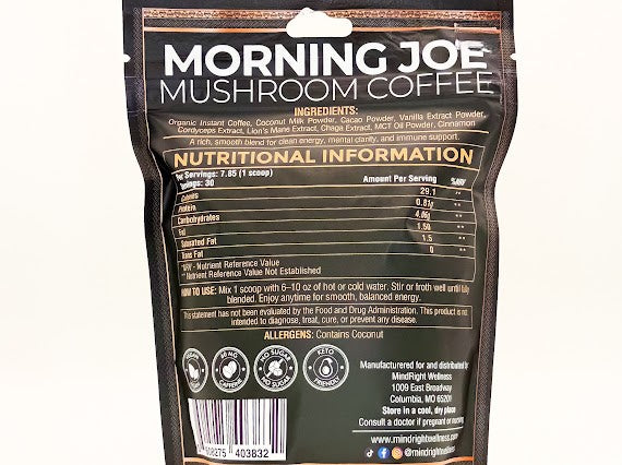 Morning Joe Mushroom Coffee Latte Mix