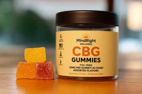 25mg CBG Gummies – THC Free