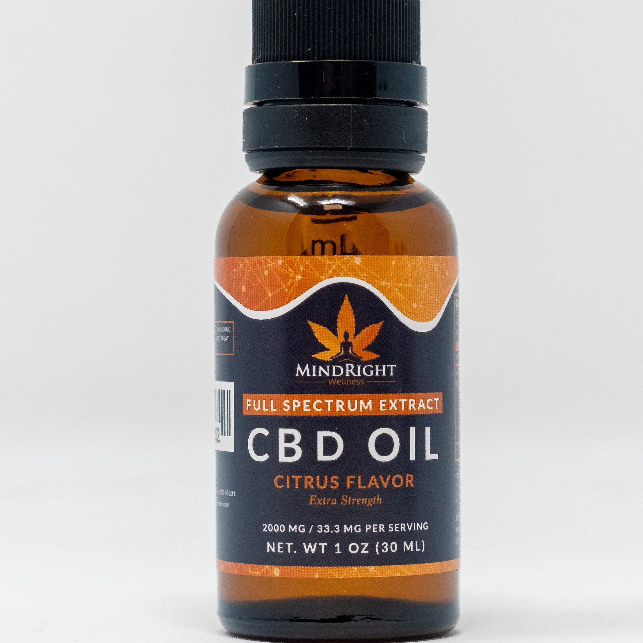 MindRight Full Spectrum CBD Oil 2000mg