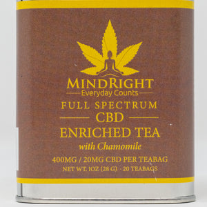 MindRight CBD & Chamomile Tea