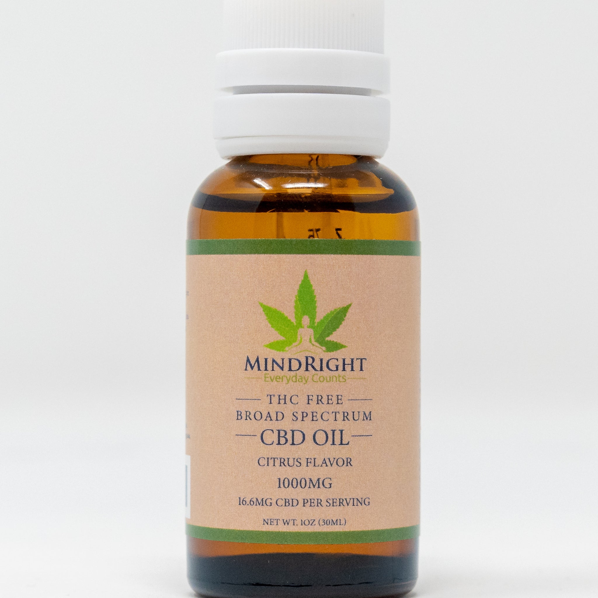 MindRight Broad Spectrum CBD Oil 1000mg