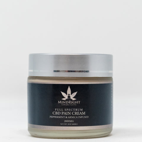 MindRight CBD Pain Cream 2000mg